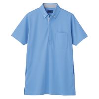 セロリー ロングポロシャツ（ユニセックス）サックス　L 65652 1枚（直送品）