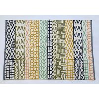 川島織物セルコン TAUKO ラグ 1000×1400mm ミックス GY6030_24MIX 1枚（直送品）