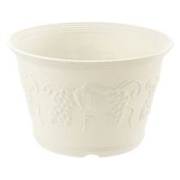 リッチェル 丸型プランター 32型 アイボリー 4973655702017 1個（直送品）