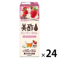 CJフーズジャパン 美酢（ミチョ）ビューティータイム いちご&ジャスミン 200ml 1箱（24本入）