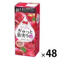 エルビー ぎゅっと果実+酢 ざくろミックス 200ml 1セット（48本）