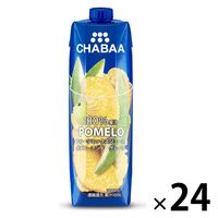 CHABAA100％ ミックスジュース ポメロ（ポメロ アンド グレープ）1L 1セット（24本）
