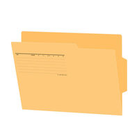 プラス　個別フォルダー　A4ラテラル　イエロー　FL-061RIF　87467　1袋（10枚入）（わけあり品）