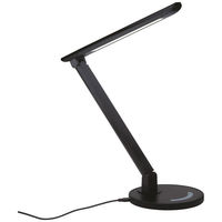 調光機能付7W白色LEDスタンドライトBK　SDLE07N12BK　ヤザワコーポレーション（わけあり品）