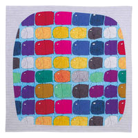 山田繊維 風呂敷 お弁当 50cm アールブリュット いろいろな色のさかな 335013 1個（直送品）