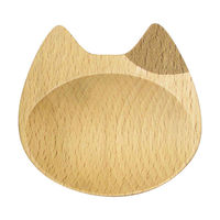 籐芸 豆皿 8cm Mio ネコ プレート 皿 食器 天然木 ビーチ