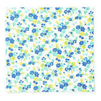 レップ キッチンクロス 2枚入 綿100％ 正方形 30cm 花柄 ボーダー ブルー 381567 1個（取寄品）