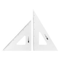 マービー 三角定規 30cmX2mm 目盛り付き 1-809-3002 1セット(1組×3)