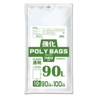 オルディ 強化ポリバッグネオ 90L透明10P KP-N90-10 1セット(5パック)