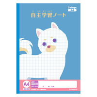 日本ノート カレッジアニマルＡ４自主学習ブルー LPA95 10冊（直送品）