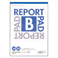 日本ノート カレッジレポートパッドB5 6mm罫 RA450B 1セット(1冊×10)