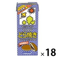 キッコーマン 豆乳飲料 どら焼き 200ml 1箱（18本入）