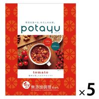 石井食品 POTAYU（ぽたーゆ） トマト 無添加調理 1人前・180g 1セット（5個） お粥