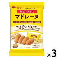 МCТプラスマドレーヌ 3袋 ブルボン 洋菓子