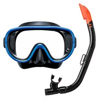 ReefTourer(リーフツアラー) シリコーン製 マスク＆弁付きＷガードシュノーケル 大人用2点セット RC0110 ＢＫＭＢ 1個（直送品）