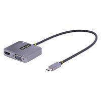 USBハブ Type-C接続 HDMI×1 VGA×1 3.5mmオーディオ×1 USB-C×1 100WPD対応　1個（直送品）
