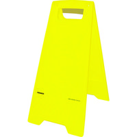 トラスコ中山 TRUSCO フロアスタンド 黄 無地 幅300X奥行380X高さ THSB-306Y 1台 819-1525