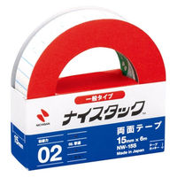 ニチバン 両面テープ ナイスタック 幅15mm×20m NWBB-15 1箱（10巻入 