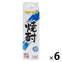 焼酎 スーパーセイカ 20度 1.8L 1箱（6本入）