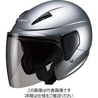 マルシン工業 マルシン(Marushin) バイクヘルメット セミジェット Mー520XL シルバー XLサイズ (61~62cm) 5214 1個（直送品）
