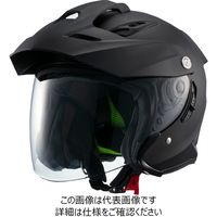 マルシン(Marushin) バイクヘルメット スポーツ ジェット TEー1 マットブラック Mサイズ MSJ1 1001324 1個（直送品）