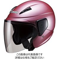 マルシン工業 マルシン(Marushin) バイクヘルメット セミジェット Mー520 ローズメタリック フリーサイズ (57~60cm) 5202（直送品）