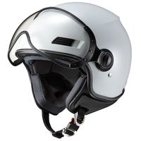 マルシン(Marushin) バイクヘルメット ジェット SAFIT MSー340 パールホワイト Lサイズ (59~60cm) 3401L（直送品）