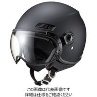 マルシン(Marushin) バイクヘルメット ジェット SAFIT MSー340 マットブラック Mサイズ (57~58cm) 3403M（直送品）