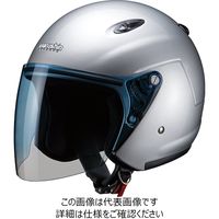 マルシン工業 マルシン(Marushin) バイクヘルメット ジェット Mー400 シルバー フリーサイズ (57~60cm) 4004 1個（直送品）