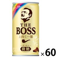 【缶コーヒー】サントリー ザ・ボス（BOSS）微糖 上向く一服 185g 1セット（60缶）