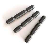 フジタ 鳶壱 漢の黒 靭シャンク ビットフラット50mm TBF50-3PC　1セット（3本入）（直送品）