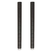 エイ・アイ・エス ネーロ 連結支柱 幅25×奥行25×高さ295mm ブラック NERO-300PU BK 1セット(2本入)（直送品）