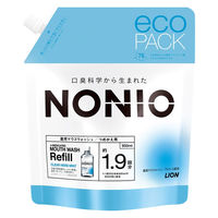 【大容量】NONIO ノニオ マウスウォッシュ クリアハーブミント 詰め替え用 950mL エコパック　口臭対策 洗口液 ライオン