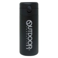 東亜金属 水筒 ステンレス OUTDOOR アウトドアプロダクツ ワンプッシュボトル 350ml ブラック 328177 1個（直送品）