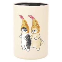 東亜金属 缶ホルダー 350ml タンブラー もふさんど ステンレス 缶ホルダー ダブルえび天にゃん 372237 1個（直送品）