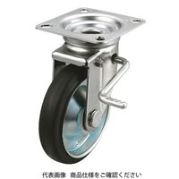 ユーエイ JB型(自在車ダブルストッパー付・レバー式)・右 UWJBー75(R) UWJB-75(R) 1セット(4個)（直送品）