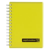 マルマン セプトクルール メモ B7 6.5mm罫 イエロー N576B-04 1セット(5冊)