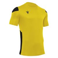 macron（マクロン） サッカー 半袖シャツ POLIS ショートスリーブゲームシャツ 5081 イエロー/ブラック