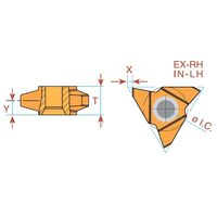 ACME外径ねじ切バーチカルチップ29°2山 P25C 【27VER2ACMEP25C】 27VER2ACMEP25C（直送品）
