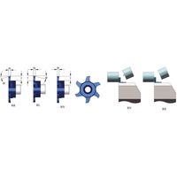 ポリゴンスイスライン 右勝手・左刃突切りチップ1.0W BLU 【G6PRLW10T38BLU】 G6PRLW10T38BLU（直送品）