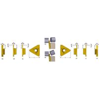 スイスライン突っ切りチップ3.0Wx6.4Tmax BLU 【GP20RNW30T64BLU】 GP20RNW30T64BLU（直送品）