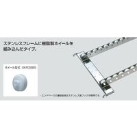 オークラ輸送機 樹脂ローラーコンベヤ OKR3863BS 1P（直送品）