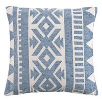 ケーアイジャパン クッションカバー カラン オルテガ 45×45cm ブルー 288845 1個（直送品）