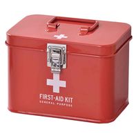 ケーアイジャパン 救急箱 収納ボックス Sサイズ 薬 メディコ ファーストエイドボックス レッド 304643 1個（直送品）