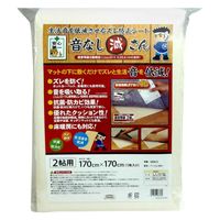 明和グラビア ズレ防止シート 170cm×170cm×2mm 防音ズレ防止音なし減さん 396339 1個（直送品）