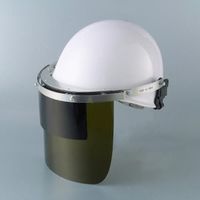 エスコ #3/8/10 ヘルメット取付型溶接面(二重レンズ/ミゾ無 EA800KA-13 1個（直送品）