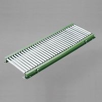 エスコ 200x2000mm/ 40mm ローラーコンベアー(スチール製) EA985MD-223 1台（直送品）