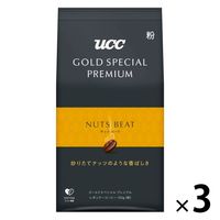 【コーヒー粉】UCC GOLD SPECIAL PREMIUM ナッツビート 1セット（150g×3袋）
