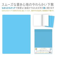 カラーソフト下敷　ブルー CSS-B5-B 15枚 共栄プラスチック（直送品）