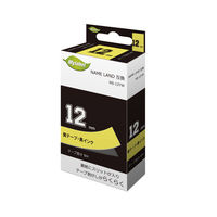 日本ナインスター ネームランド互換テープ　ＸＲー１２ＹＷ NS-12YW 5個（直送品）